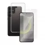 Conjunto de proteção de ecrã 2-in-1 PanzerGlass SAFE. para Samsung Galaxy S24 — vidro temperado + parte traseira TPU, transparente, 50 unid.