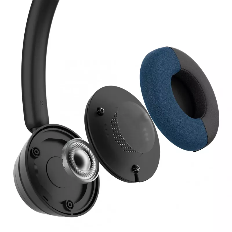 Incase Designed by Microsoft Modern USB-C Headset com fio com arco de cabeça para escritório/call center USB Type-C preto
