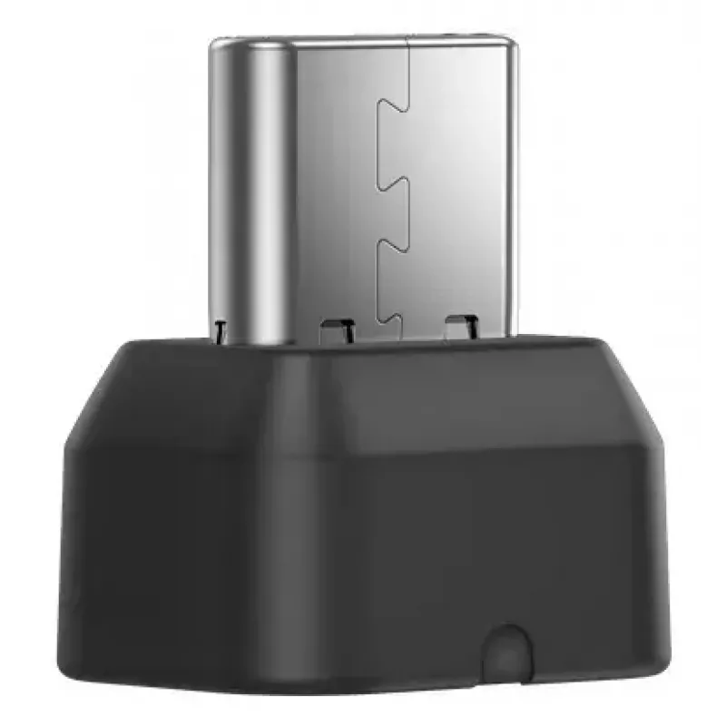 Recetor USB SHOKZ Loop120 adaptador USB-C plástico aço inoxidável preto