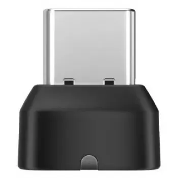 Recetor USB SHOKZ Loop120 adaptador USB-C plástico aço inoxidável preto