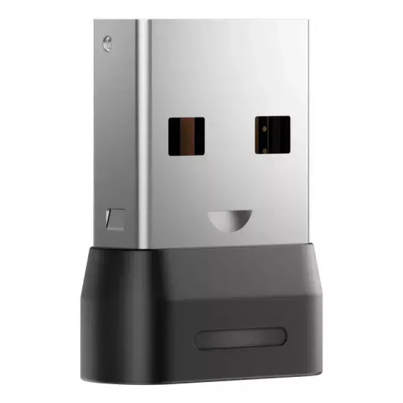 Recetor USB SHOKZ Loop120 adaptador plástico aço inoxidável preto