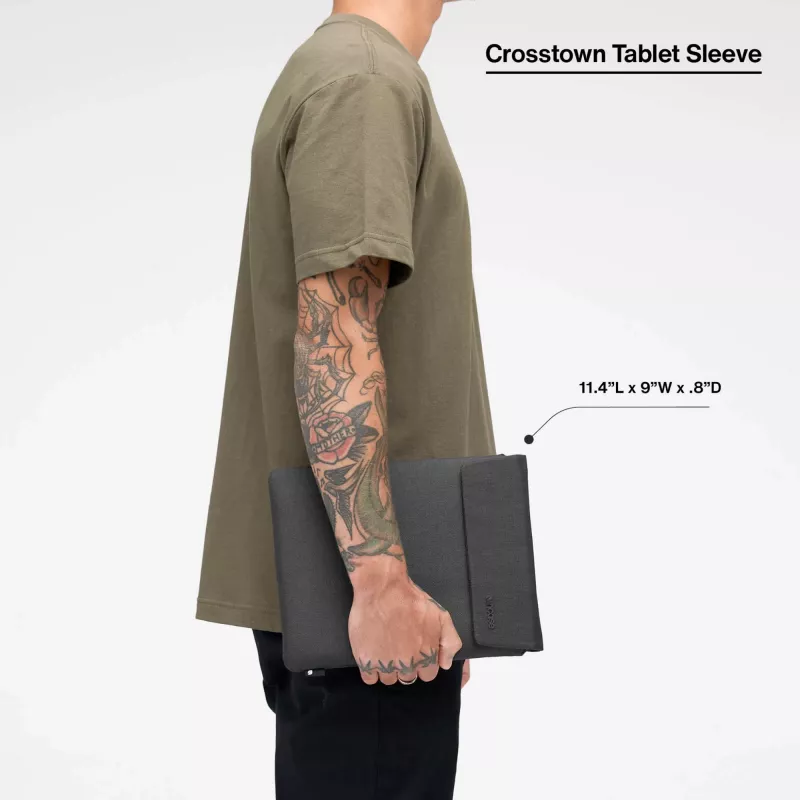 Capa para tablet Incase Crosstown Sleeve para tablet de 11 polegadas, preto