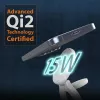 j5create Qi2 estação de carregamento magnética dobrável 3-em-1 interior USB smartwatch auscultadores smartphone