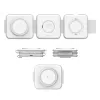 j5create Qi2 3-em-1 Magnetic Travel Wireless Charging Station interior USB carregamento rápido branco