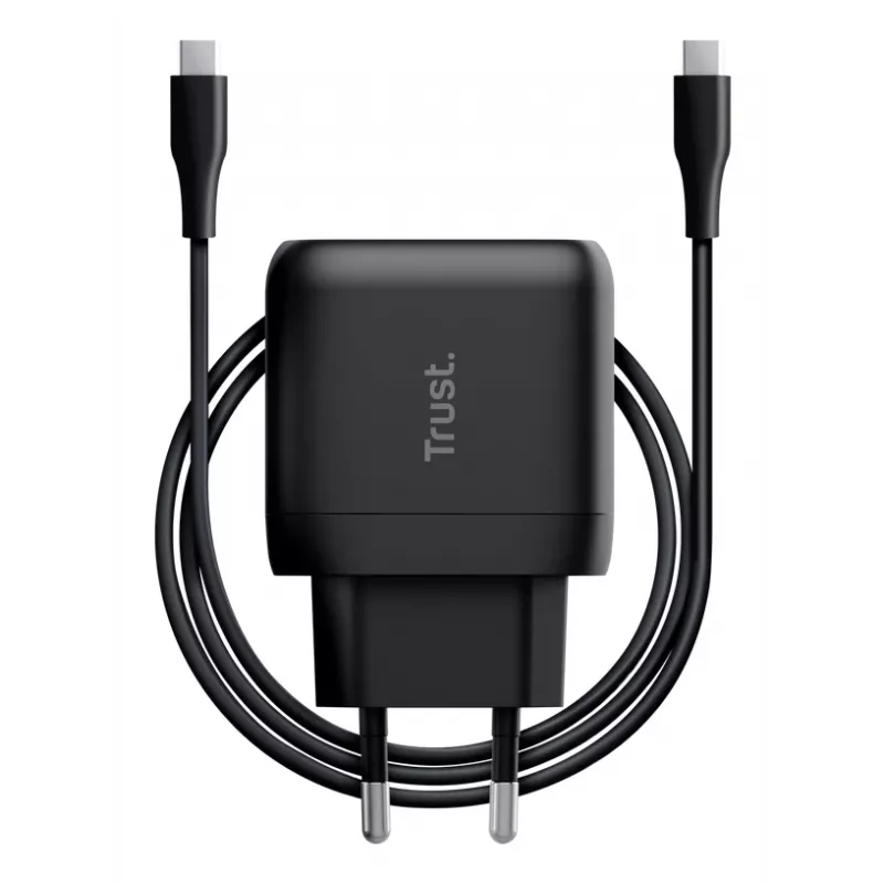 TRUST carregador USB-C MAXO 45W GaN – carregador rápido USB-C de 45W