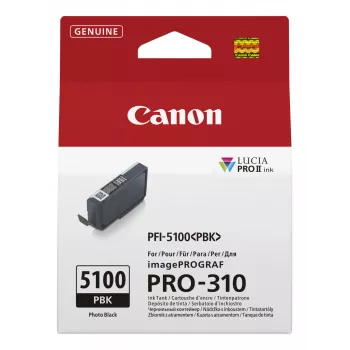 Tinteiro Canon PFI-5100 PBK 1 unid. Original Preto fotográfico