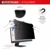 Filtro de privacidade de 2 vias removível Displex PRIVACY SAFE para monitor de secretária 22'' (16:10)