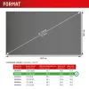 Filtro de privacidade de 2 vias removível Displex PRIVACY SAFE para monitor de secretária 22'' (16:10)