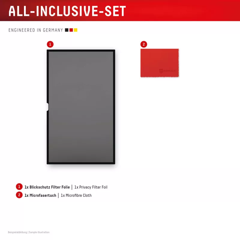 Filtro de privacidade de 2 vias removível Displex PRIVACY SAFE para iMac 24 polegadas M1 (2021)/ M3 (2023)/ M4 (2024)