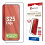 Película protetora de ecrã Displex Premium (Full Cover, 10H) para Samsung Galaxy S25 Edge, moldura de aplicação Eco, Full Cover