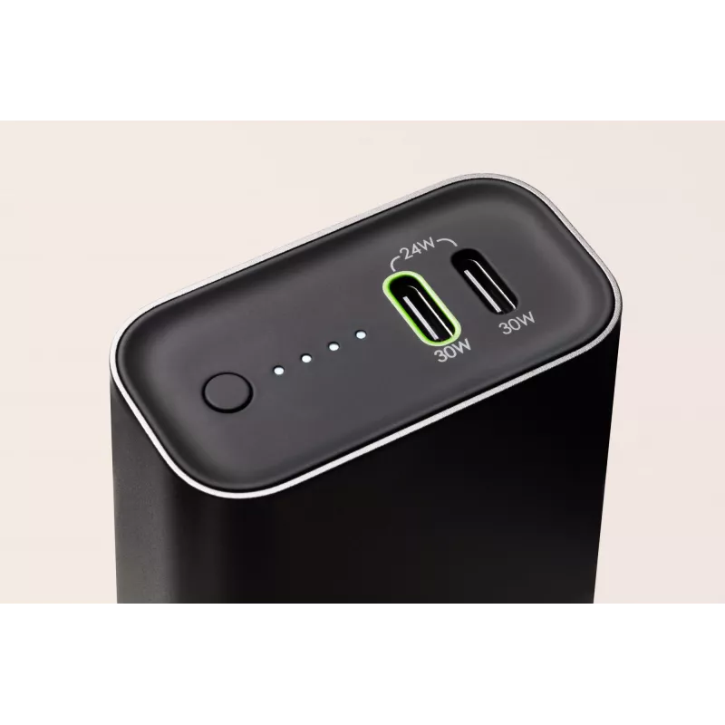 Powerbank mophie Powerstation 10000 mAh preto 2 USB Type-C