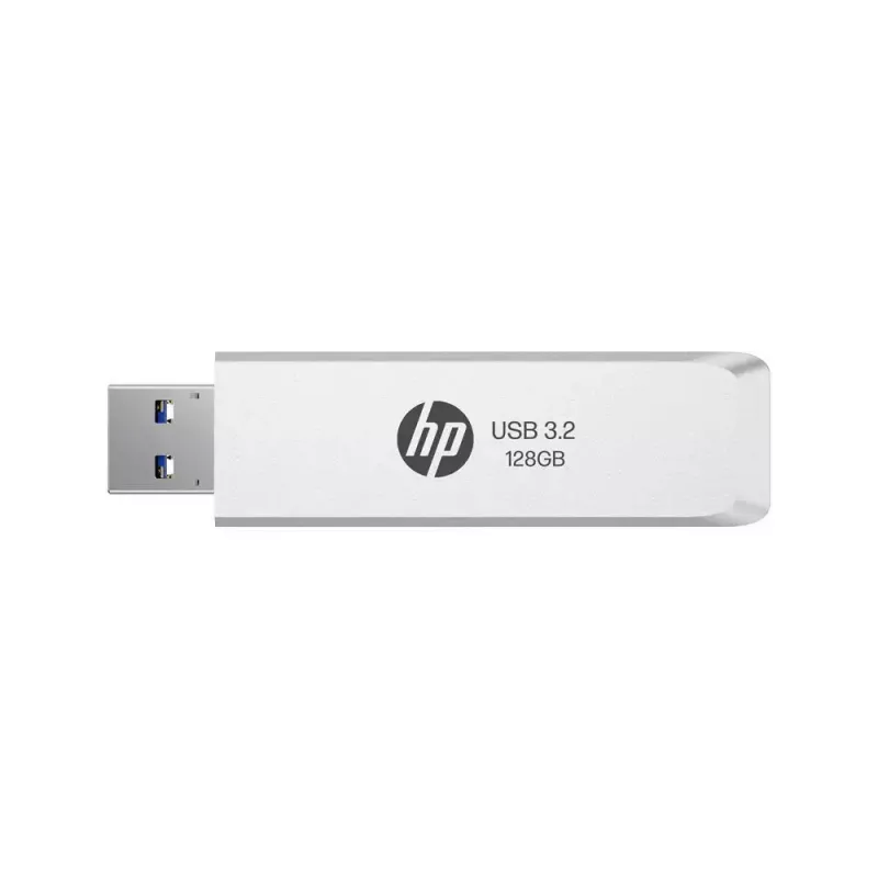 Pen USB HP HPFD819W-A-128 — 128 GB, USB Type-A 3.2 Gen 2, prateado, formato slide