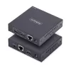 Extensor HDMI KVM StarTech.com sobre rede IP, 4K 60Hz, sem drivers, HDMI e USB sobre Ethernet/CAT6, AVoIP, kit transmissor e recetor, inclui conjuntos de montagem