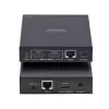 Extensor HDMI KVM StarTech.com sobre rede IP, 4K 60Hz, sem drivers, HDMI e USB sobre Ethernet/CAT6, AVoIP, kit transmissor e recetor, inclui conjuntos de montagem