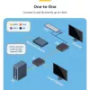 Extensor HDMI KVM StarTech.com sobre rede IP, 4K 60Hz, sem drivers, HDMI e USB sobre Ethernet/CAT6, AVoIP, kit transmissor e recetor, inclui conjuntos de montagem