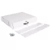 Prateleira para teclado ROLINE 19 polegadas 2U 400 T com fecho cinzento