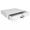 Prateleira para teclado ROLINE 19 polegadas 2U 400 T com fecho cinzento