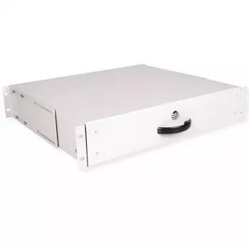 Prateleira para teclado ROLINE 19 polegadas 2U 400 T com fecho cinzento