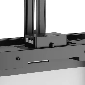 Suporte para ecrã de sinalização Hagor 8280 2,18 m preto branco VESA 200x200 até 1000x600