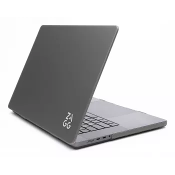 Capa rígida Zagg para MacBook Pro 13 M2/M1 (20) – acabamento Smoke, capa de proteção