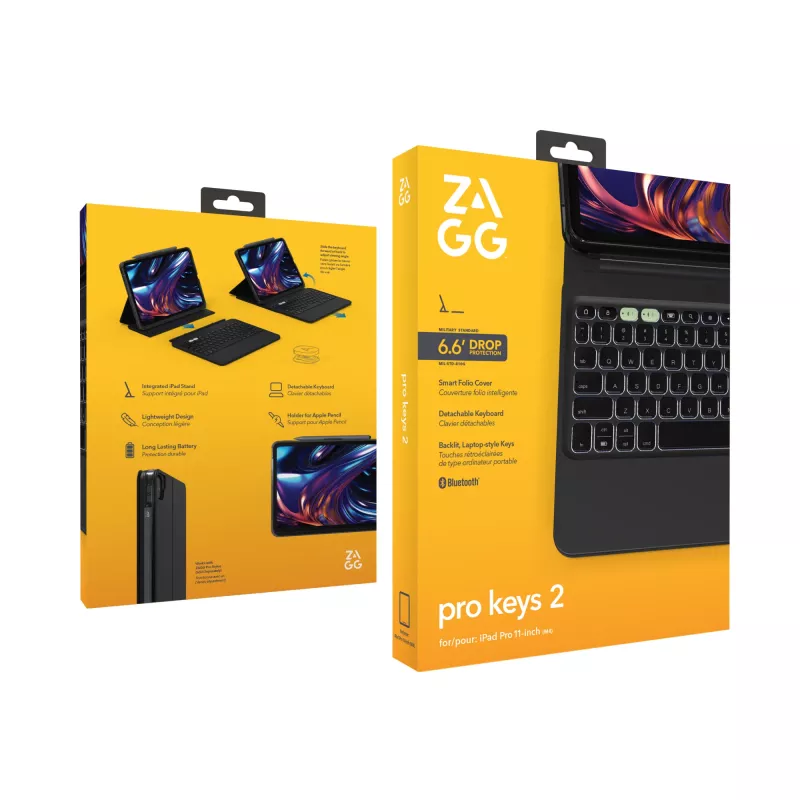 ZAGG Pro Keys 2 QWERTZ alemão Bluetooth preto