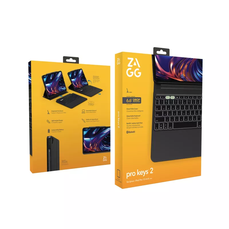 ZAGG Pro Keys 2 QWERTZ alemão Bluetooth preto