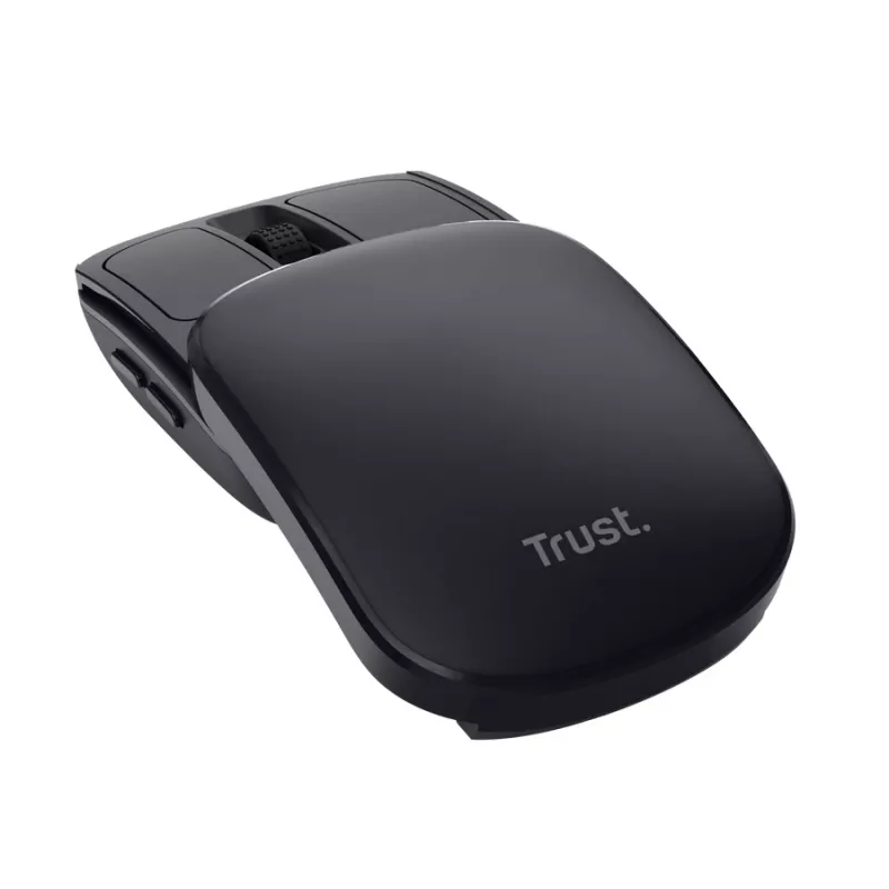 Rato TRUST Travel ambidestro RF Wireless 2400 DPI, 6 botões, preto