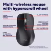 Rato Trust 25673, universal, ambidestro, Bluetooth, 3200 DPI, 9 botões