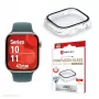 Protetor de corpo inteiro e.v.i. DISPLEX Apple Series 10 42mm transparente — película protetora de superfície total para Apple Watch Series 10 42mm