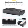 Caixa StarTech.com USB4 M.2 NVMe, 40 Gbit/s, caixa externa USB-C/Thunderbolt para SSD NVMe, caixa com dissipador de alumínio, B+M/M-Key