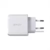 Carregador móvel Lindy 73424 universal branco carregamento rápido AC interior