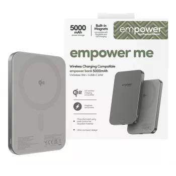 Powerbank PanzerGlass empower by empower Bank 5000mAh titânio