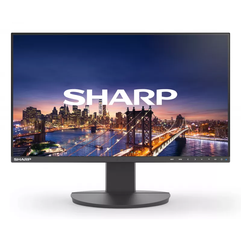 Monitor de computador Sharp MultiSync EA272F 68,6 cm (27 polegadas) 1920 x 1080 píxeis Full HD LCD preto
