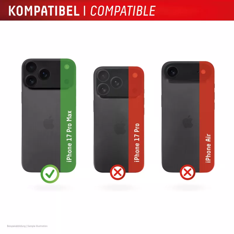 Displex Full Cover vidro protetor para lentes da câmara iPhone 17 Pro Max, 10H, proteção total da câmara, montagem rápida, pack de 2