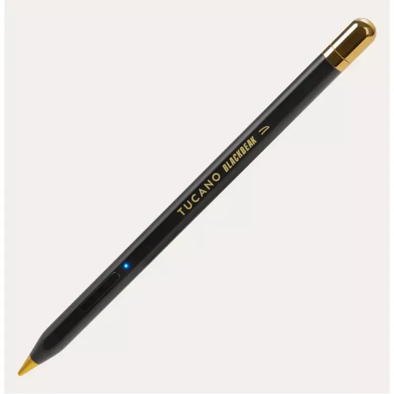 Caneta stylus Tucano MA-STYBK-BK preto dourado tablet Apple