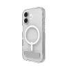 Capa ZAGG Crystal Palace Snap Kickstand Case para Apple iPhone 17 transparente
