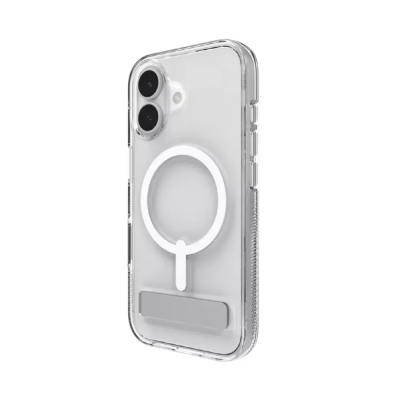 Capa ZAGG Crystal Palace Snap Kickstand Case para Apple iPhone 17 transparente