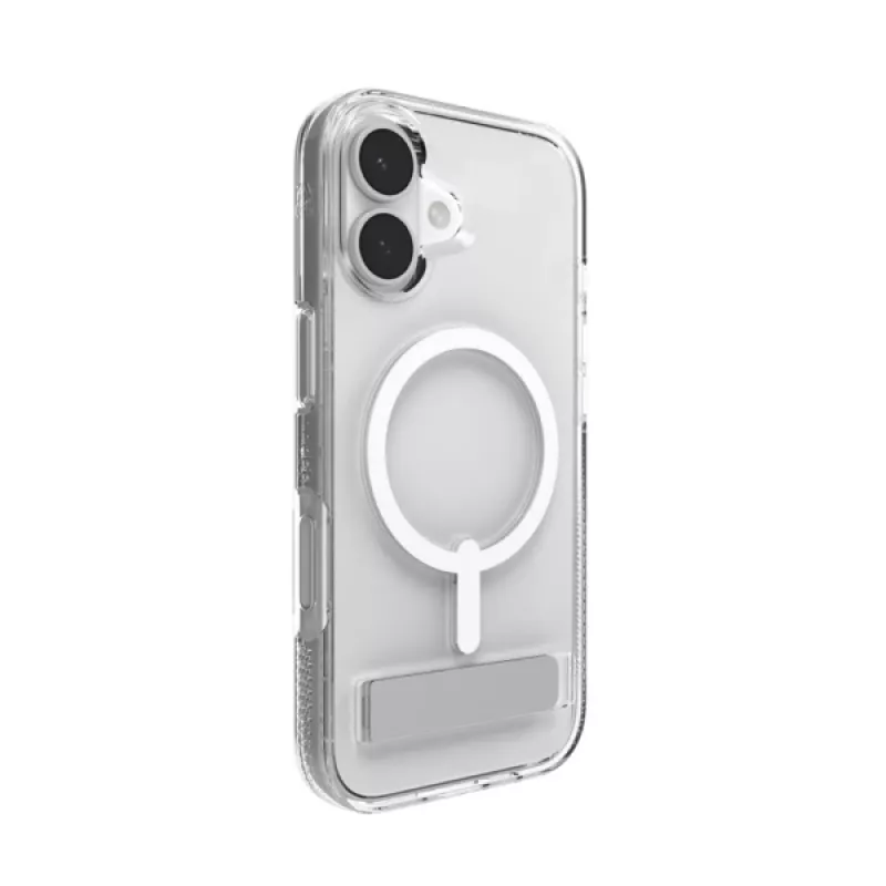 Capa ZAGG Crystal Palace Snap Kickstand Case para Apple iPhone 17 transparente