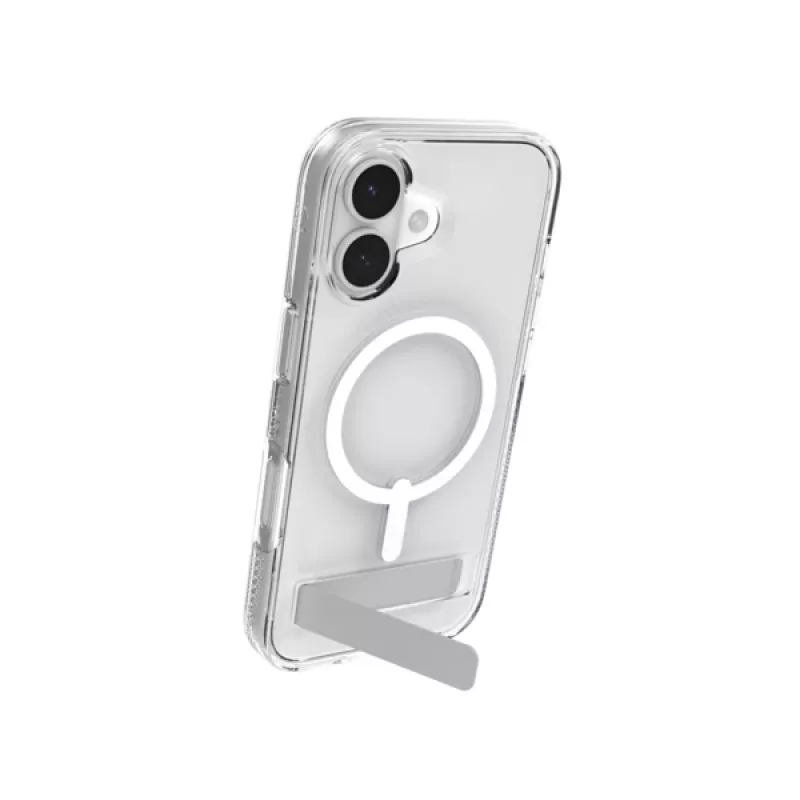 Capa ZAGG Crystal Palace Snap Kickstand Case para Apple iPhone 17 transparente