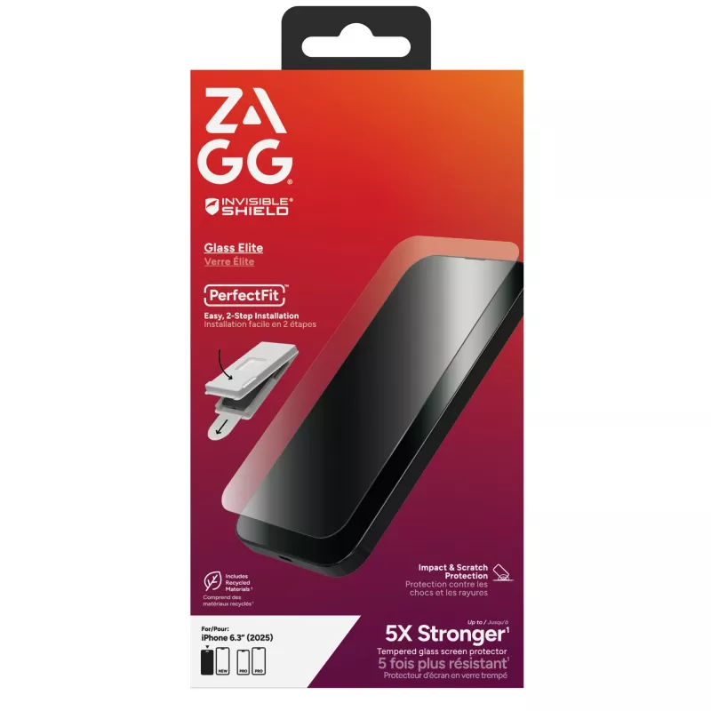 ZAGG InvisibleShield Glass Elite protetor de ecrã para Apple iPhone