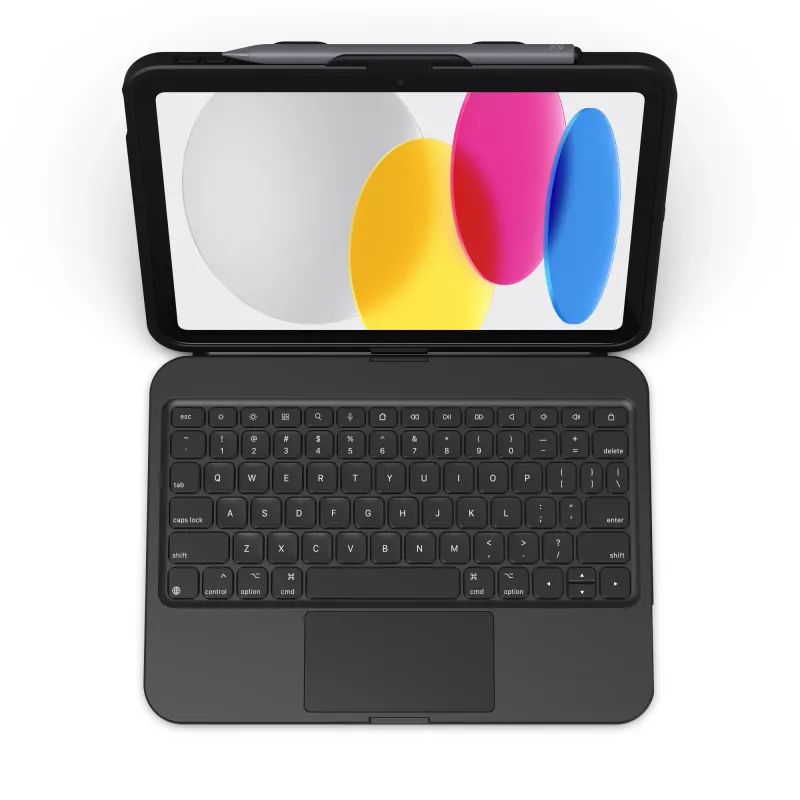 ZAGG Tough Keys-Apple-iPad 10th Gen/A16-preto-alemão(B2B Brown Box)