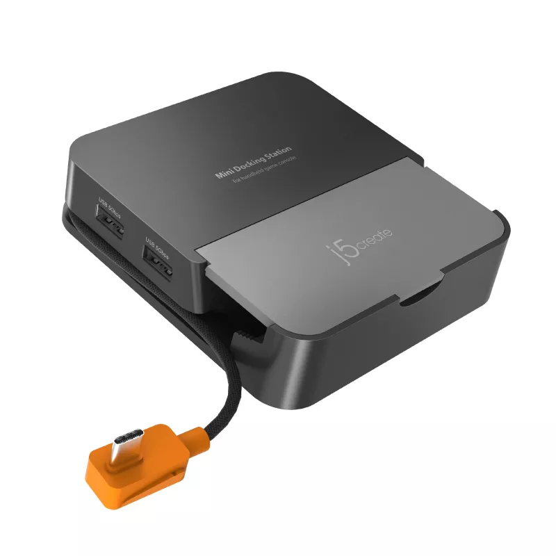j5create JCD624-N Omni Side Dock base de ligação para Nintendo Switch 2 e Steam Deck