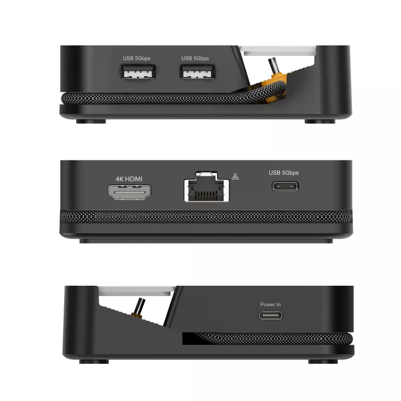 j5create JCD624-N Omni Side Dock base de ligação para Nintendo Switch 2 e Steam Deck