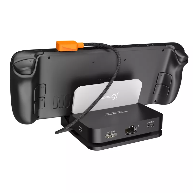 j5create JCD624-N Omni Side Dock base de ligação para Nintendo Switch 2 e Steam Deck