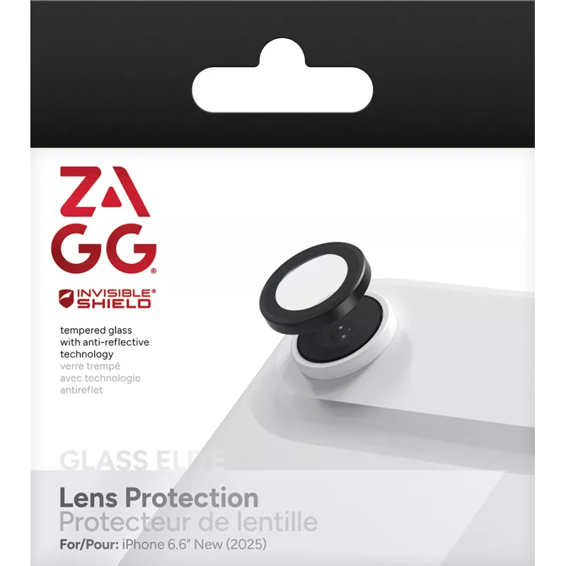 ZAGG InvisibleShield Premium Glass CameraRing 200118679 protetor de lente da câmara para Apple iPhone Air, preto