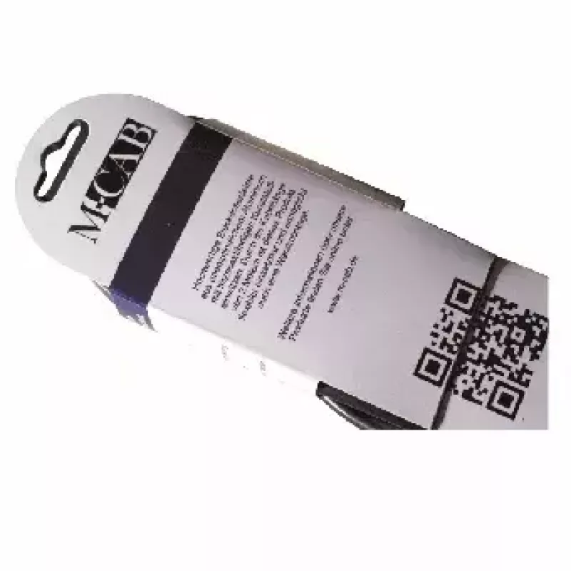 Extensão de alimentação M-Cab POW0001 2m 6 tomadas AC interior preto prateado