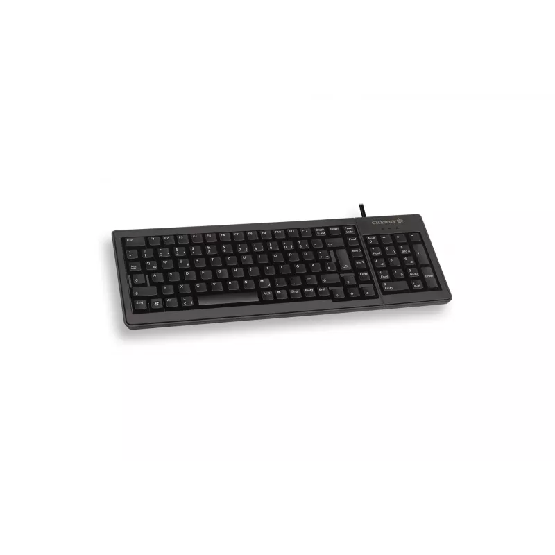 CHERRY XS G84-5200 teclado de escritório USB + PS/2 AZERTY francês preto