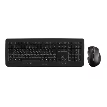 CHERRY DW 5100 teclado rato incluído universal RF Wireless US English preto
