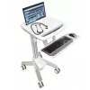 Carrinho multimédia Ergotron StyleView EMR Laptop Cart SV40 alumínio cinzento branco