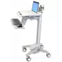Carrinho multimédia Ergotron StyleView EMR Laptop Cart SV40 alumínio cinzento branco